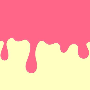 Eriyen dondurma, poster tasarımı şablonu, lezzetli afiş, vektör illüstrasyonu