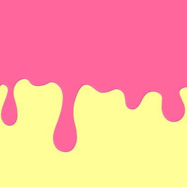 Eriyen dondurma, poster tasarımı şablonu, lezzetli afiş, vektör illüstrasyonu