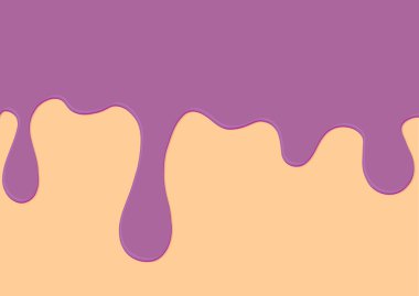 Eriyen dondurma, poster tasarımı şablonu, lezzetli afiş, vektör illüstrasyonu