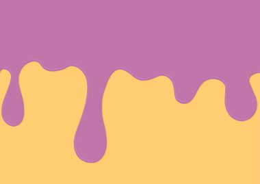 Eriyen dondurma, poster tasarımı şablonu, lezzetli afiş, vektör illüstrasyonu