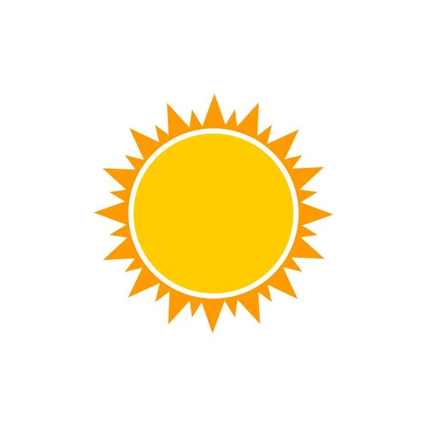 Sonnensymbol Grafik Design Vorlage Vektorillustration — Stockvektor