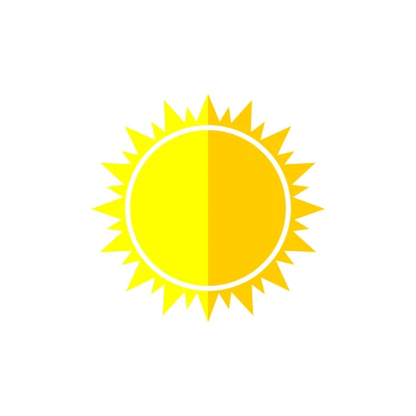 Sonnensymbol Grafik Design Vorlage Vektorillustration — Stockvektor