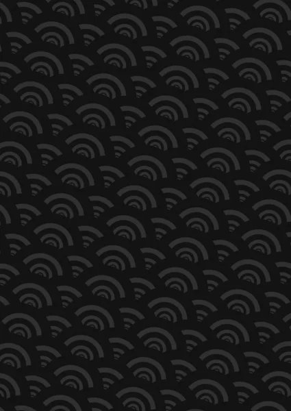 Motif Géométrique Fond Abstrait Noir Avec Ornement Modèle Conception Affiche — Image vectorielle
