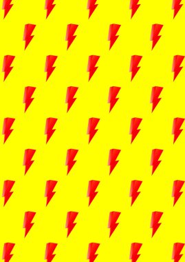 Soyut arkaplan, ışıklandırma cıvatası, poster tasarımı şablonu. Yıldırımlı renkli desen, vektör çizimi