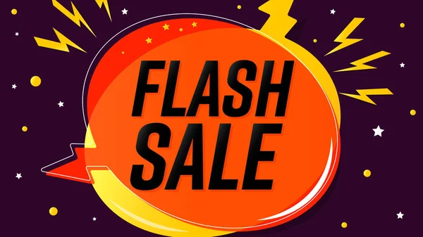 Flash Sale Modelo Design Cartaz Desconto Banner Promoção Para Loja —  Vetores de Stock