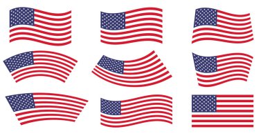 Amerika Birleşik Devletleri vektör simgesi çizimi