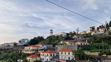 tuhaf Madeira kırsalındaki evler