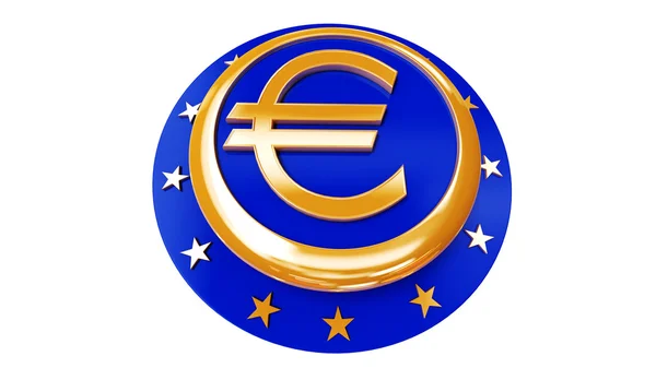 Euro. 3d rendering , Euro money symbol — Stock Photo, Image