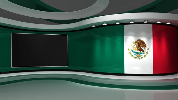 멕시코 멕시코가 배경을 표시한다 스튜디오 스튜디오 화면이나 비디오나 제작에 배경이 — 스톡 사진