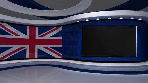 United Kingdom Great Britain British Flag Studio Flag Background Studio — Stock Photo, Image