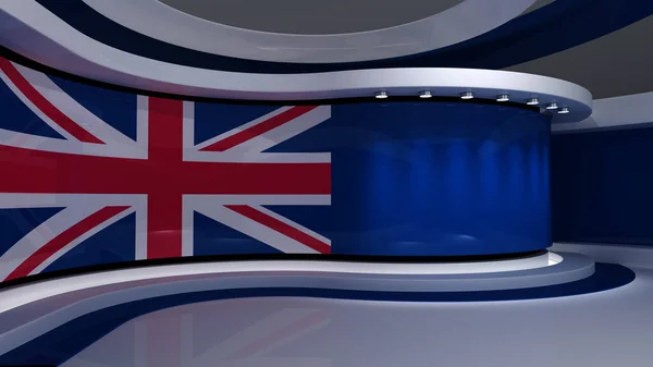 Ηνωμένο Βασίλειο Μεγάλη Βρετανία Βρετανικό Στούντιο Σημαίας Βρετανική Σημαία Στούντιο — Φωτογραφία Αρχείου