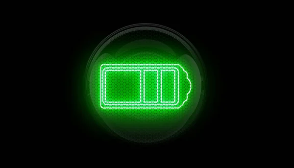 Battery Battery Charge Nixie Tube Indicator Gas Discharge Indicators Lamps — Zdjęcie stockowe