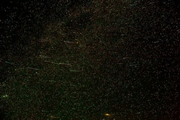 Satelliet Internet Constellatie Aan Nachtelijke Hemel — Stockfoto