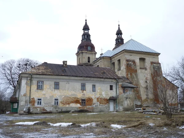 Bernardine Monastery Xviii században, Hvizdets, Ukrajna — Stock Fotó