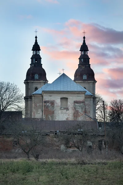 Bernardine Monastery XVIII century, Hvizdets, Ukraine — Stock Photo, Image