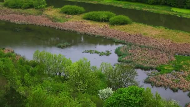 Vistas de lugares hermosos en Ucrania — Vídeos de Stock