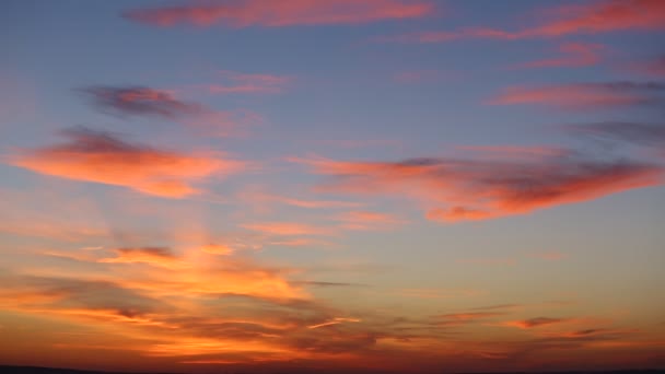 Natur månen och sky — Stockvideo