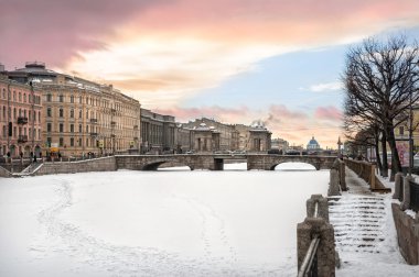 Lomonosov Bridge St Petersburg