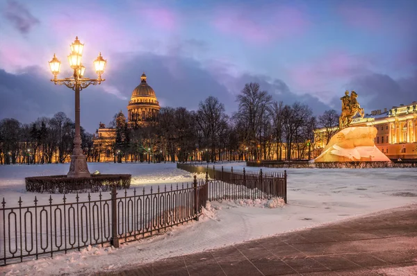 Poslední světla St. Petersburg — Stock fotografie