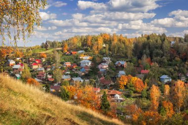 Güzel manzara Ples sonbaharın