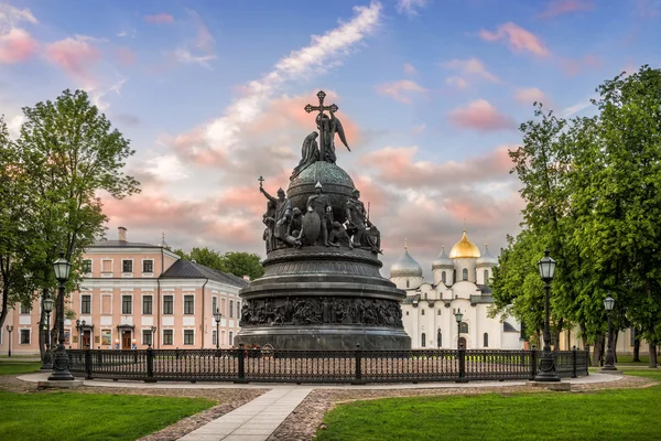 Monumento al Millennio Russia — Foto Stock