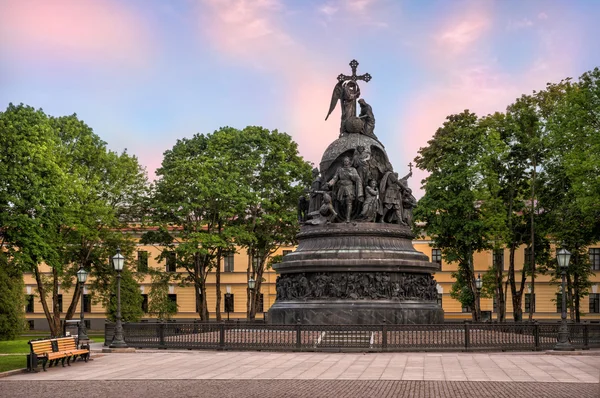 Denkmal Millennium von Russland — Stockfoto