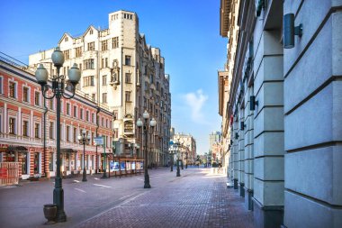 Moskova 'da bir yaz sabahı Arbat' taki Aktör Evi