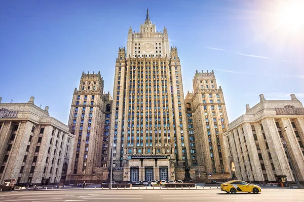 Edificio Del Ministero Degli Affari Esteri Sul Garden Ring Mosca — Foto Stock