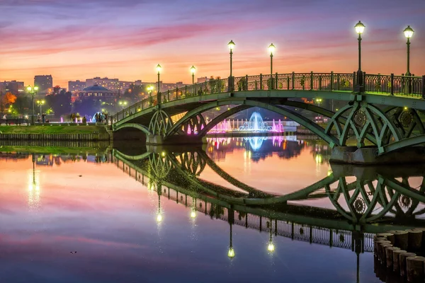 Noche en Tsaritsyno — Foto de Stock