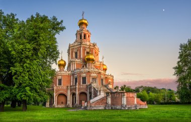 fili bir nazik akşam ışık Tapınağı