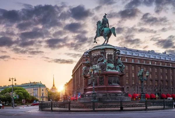 Monument to Nicholas I — Stock Photo, Image