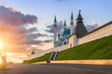 Kazan Kremlin güneşli havasında