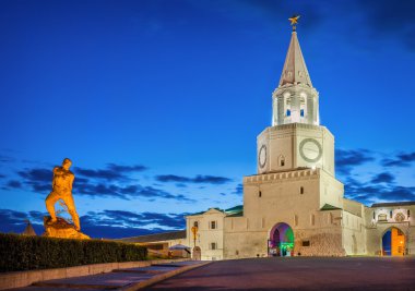 Kazan Kremlin 'in Spasskaya Kulesi