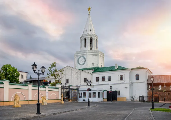 Mañana de la torre Spasskaya — Foto de Stock