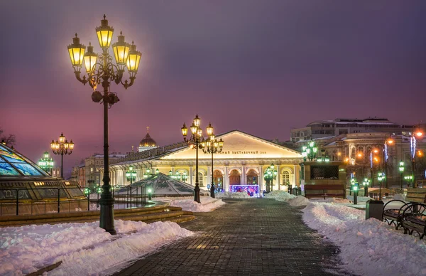 Holiday Manezh in Moscow — Stock Photo, Image