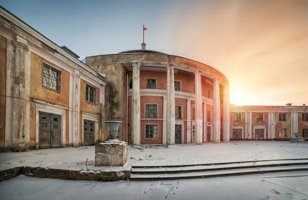 The building of of river station — Stock Photo, Image