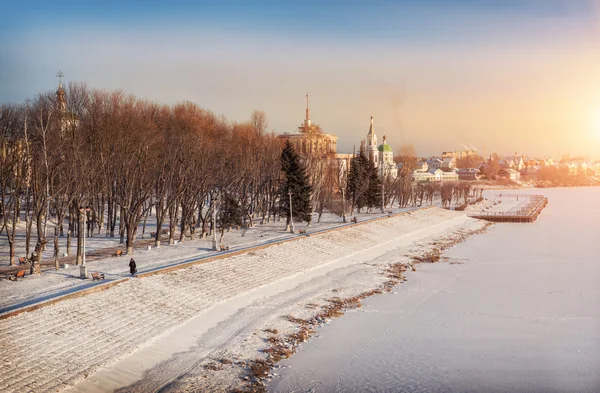 Día helado en Tver — Foto de Stock