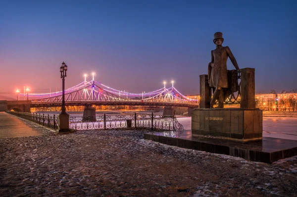 El monumento a Pushkin — Foto de Stock