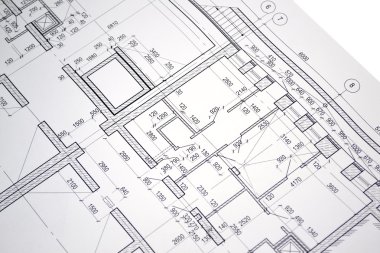 binanın kat planı çizim