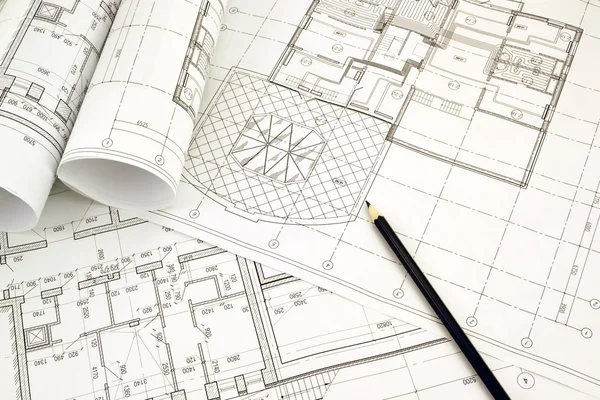 Project drawings — Stock Photo, Image