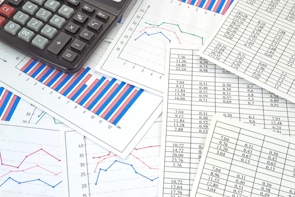 Finansiella diagram — Stockfoto