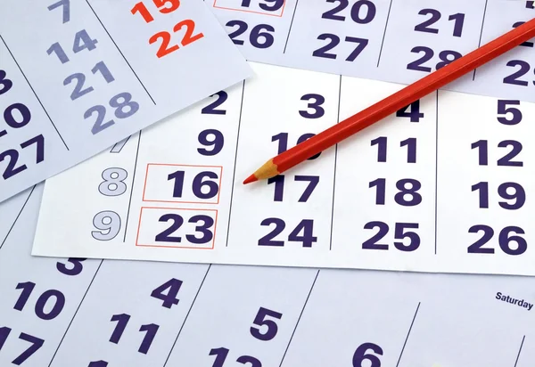 Month calendar — Stock Photo, Image
