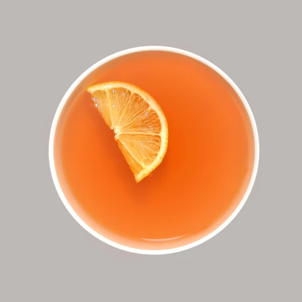 Turuncu çay limon