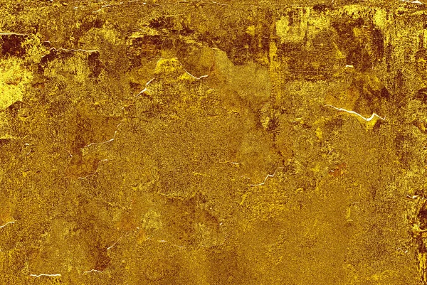 Błyszczący Tynk Fortuna Gold Tle Tekstury Ścian — Zdjęcie stockowe