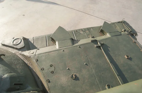 Soviet experimental gun mount Su-100M (object 416) in the Park "Patriot", the snippet from above — Stock Photo, Image