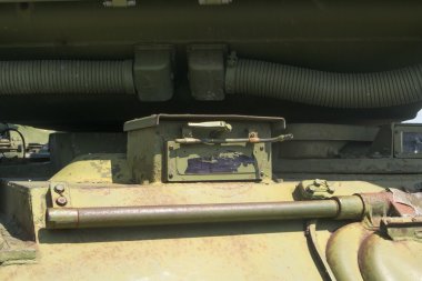 Sovyet uçaksavar füze sistemi ordusu hava savunma Cube-M1 (Nato sınıflandırmaSı Sa-6 Gainfu tarafından), şehir Silah Müzesi, bir izleme cihazı ile bir parça