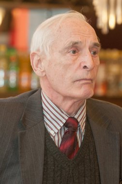 Ünlü Sovyet ve Rus aktör Vasili Lanovoy portresi