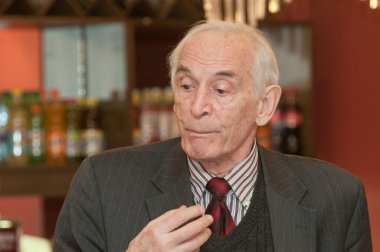 Ünlü Sovyet oyuncu Vasily Lanovoy, duygusal portre