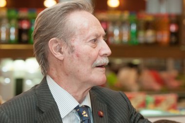 Rus aktör Yuri Solomin, sanat yönetmeni devlet akademik Tiyatrosu Rusyanın Maly