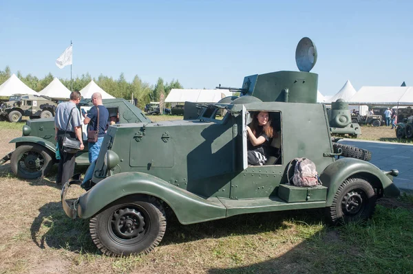 Çernogolovka Moskova Bölgesi Russia Ağustos 2018 Fai Döneminin Sovyet Zırhlı — Stok fotoğraf